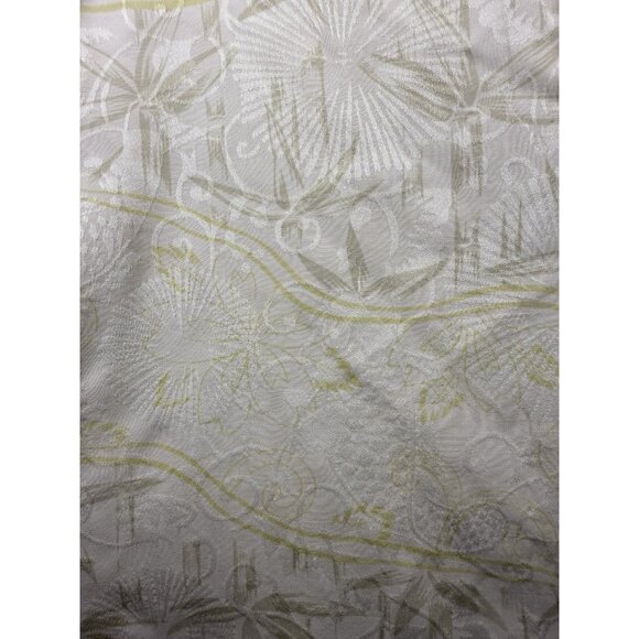 Tommy Bahama Men's Large Silk Beige Short Sleeve Button Up Shirt Floral - Picture 5 of 9